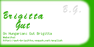 brigitta gut business card